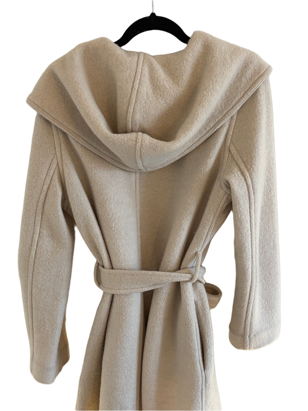 Aritzia Wilfred Acre Robe Belted Merino Wool Robe Jacket Medium - Picture 9 of 13
